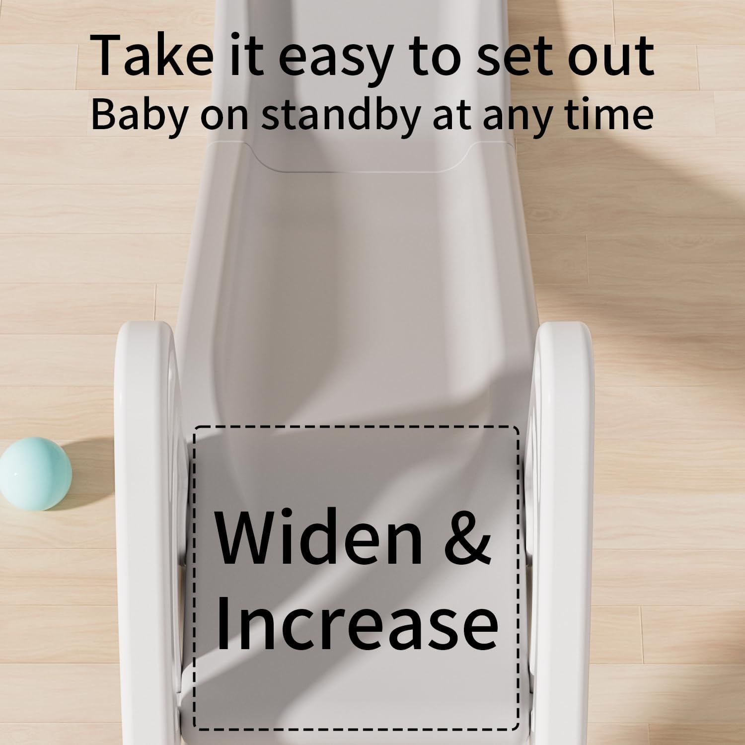 Toddler Slide Large Play Climber Slide Playset with Extra Long Slipping Slope Indoor Slide Kids Slide Toddler Playground Toddler Slide Outdoor Toys for Toddlers (White)&hellip; image number 5