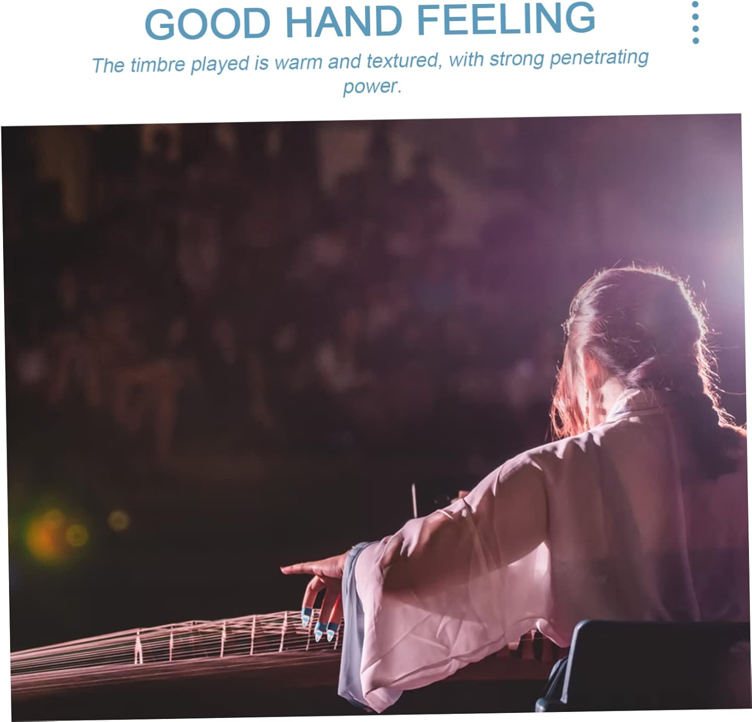 8Pcs Guzheng Nails Picks Fake Finger Sleeves for Guzheng String Instrument Accessories image number 1