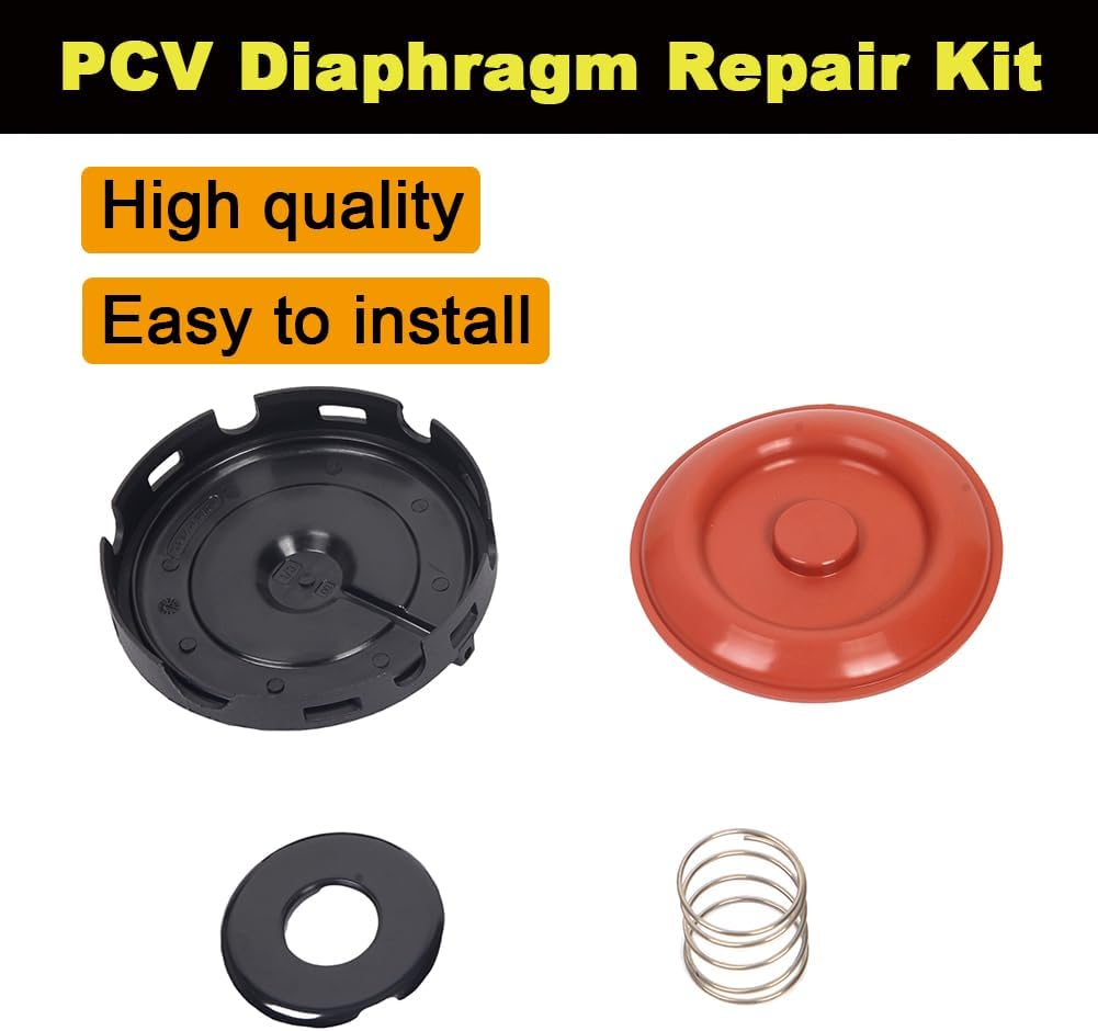 HY-SPEED PCV Diaphragm Repair Kit Compatible with 2005-2017 A3 A4 A5 A6 A7 Quattro Allroad Beetle CC Eos Golf City R Sportwagen GTI Jetta Passat Rabbit Tiguan Replaces 917-064 image number 2