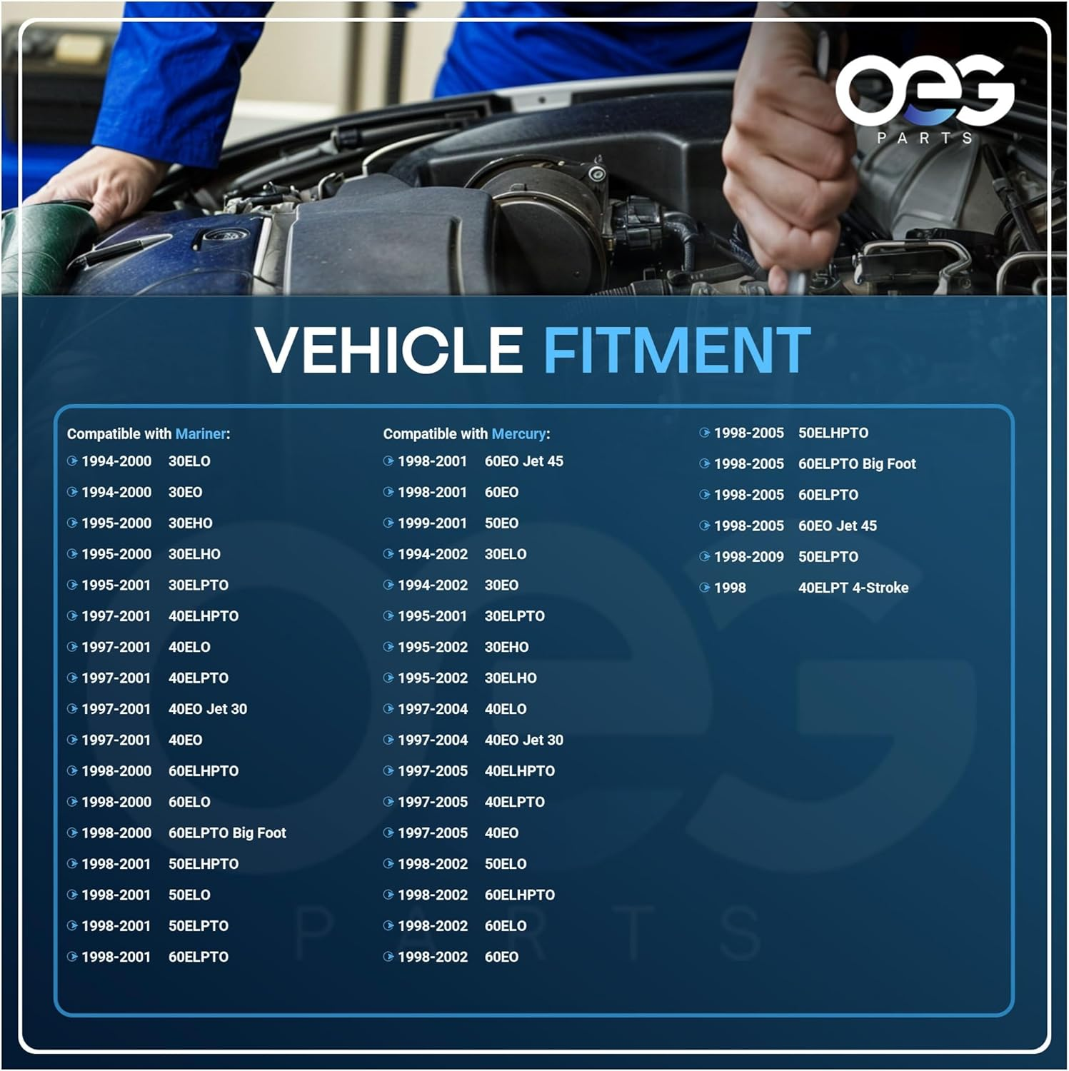 New Starter for Mercury Mariner Outboard 30HP 40HP 50HP 60HP 1994-2009 50-822462 50-822462-1 50-822462T1 50-893890T 822462T1 893890T 18-5621 5675640 image number 4