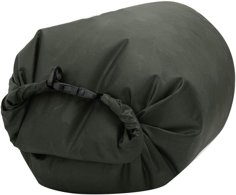 Waterproof Dry Bag Ultra Lightweight Dry Sacks Outdoor Gym Bag Storage Bag for Beach Boating Swimming Camping Hiking(50L-Military Green) image number 2