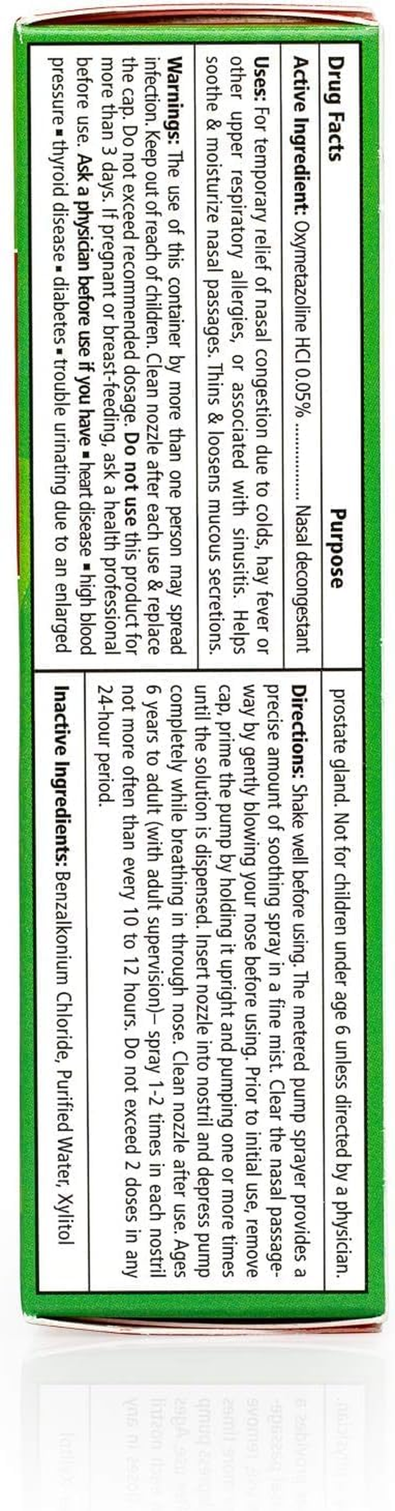 Xlear 12-Hour Natural Saline Nasal Spray with Xylitol 0.5 Fl Oz (Pack of 1) image number 2