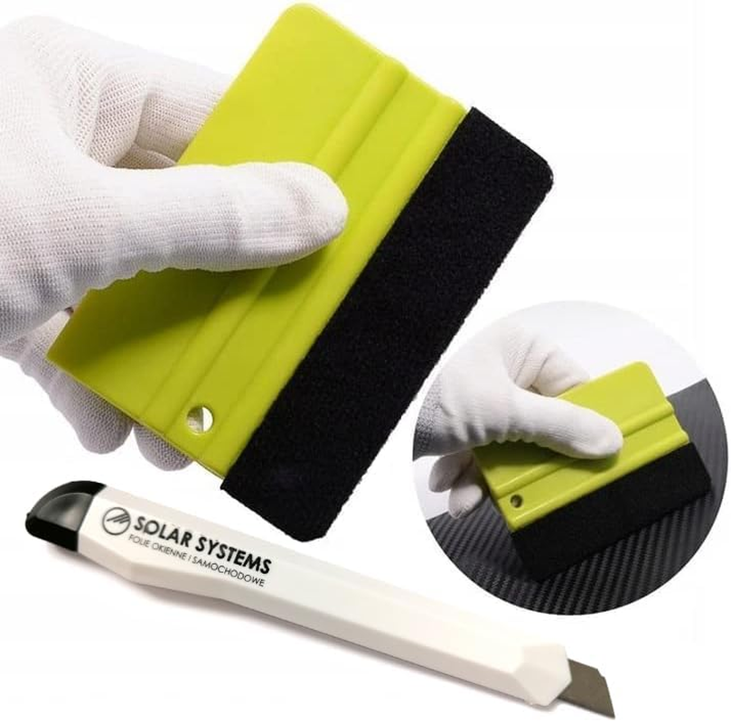 Solar Systems 3M WRAP 2080 Self-Adhesive Car Film - Demoldering Tape + Squeegee and Knife - Car Tuning - Car Film Glossy Black 5 Cm X 10 M image number 3