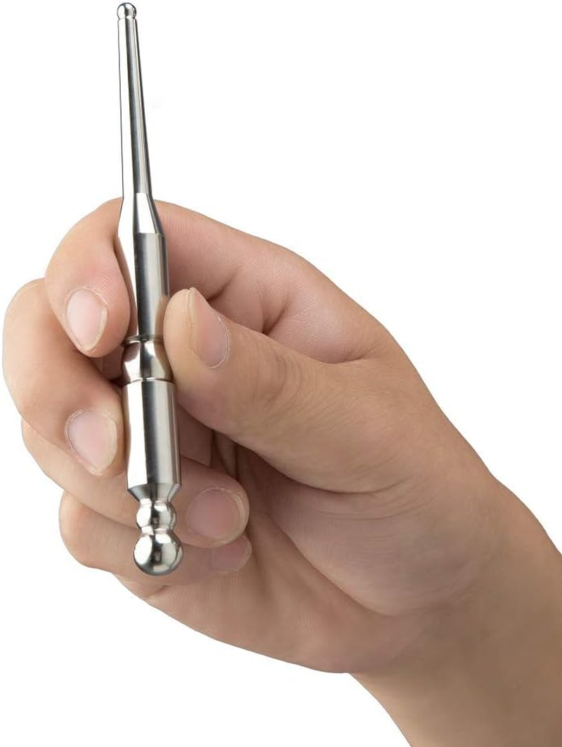 Stainless Steel Manual Acupressure Pen-Trigger Point Massage Tool-Reflexology Pressure Point Massager Tool for Relaxing Deep Tissue (S) image number 2