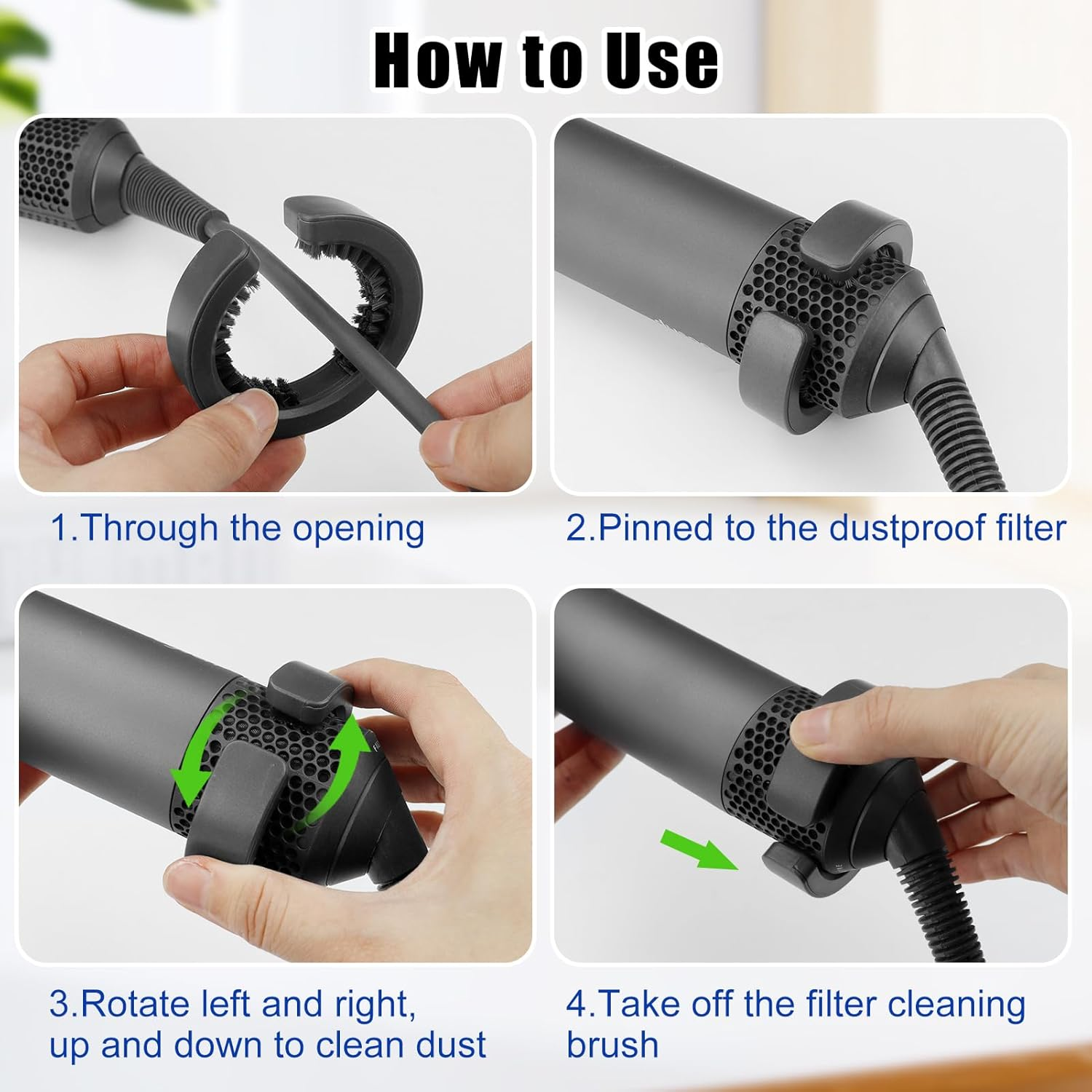 Filter Cleaning Brush for Dyson Airwrap HS01 HS05 Hair Styler Gentle Air Attachments 96976001 - 1 * Styler Filterreinigerb&uuml;rste image number 6