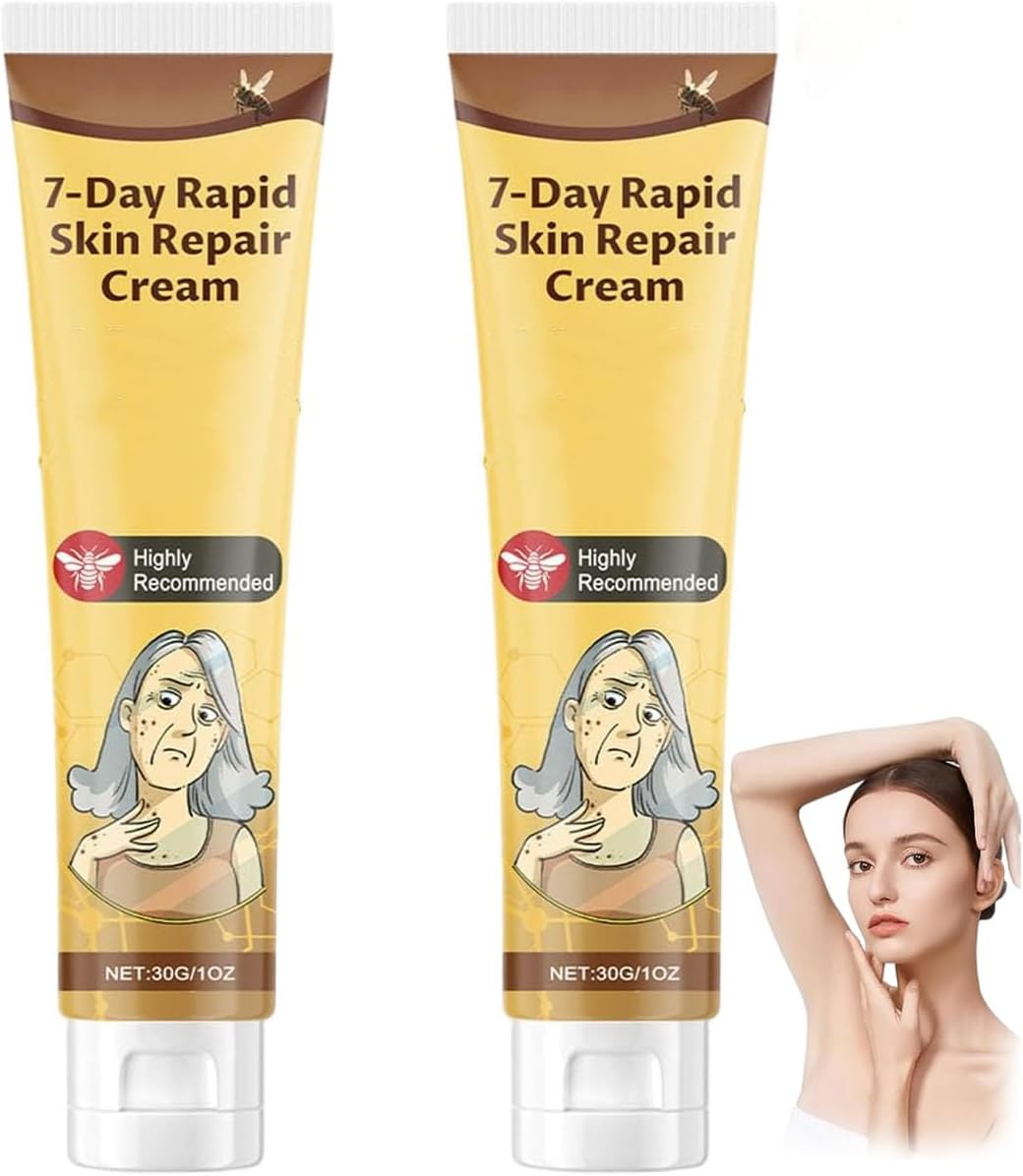 7-Day Rapid Skin Repair Cream, Intense Skin Cream, Firming and Rejuvenating Skin, Hydrating and Moisturizing for All Types, Anti-Wrinkle & Brightening, Gentle and Nourishing, Firming (5PCS)