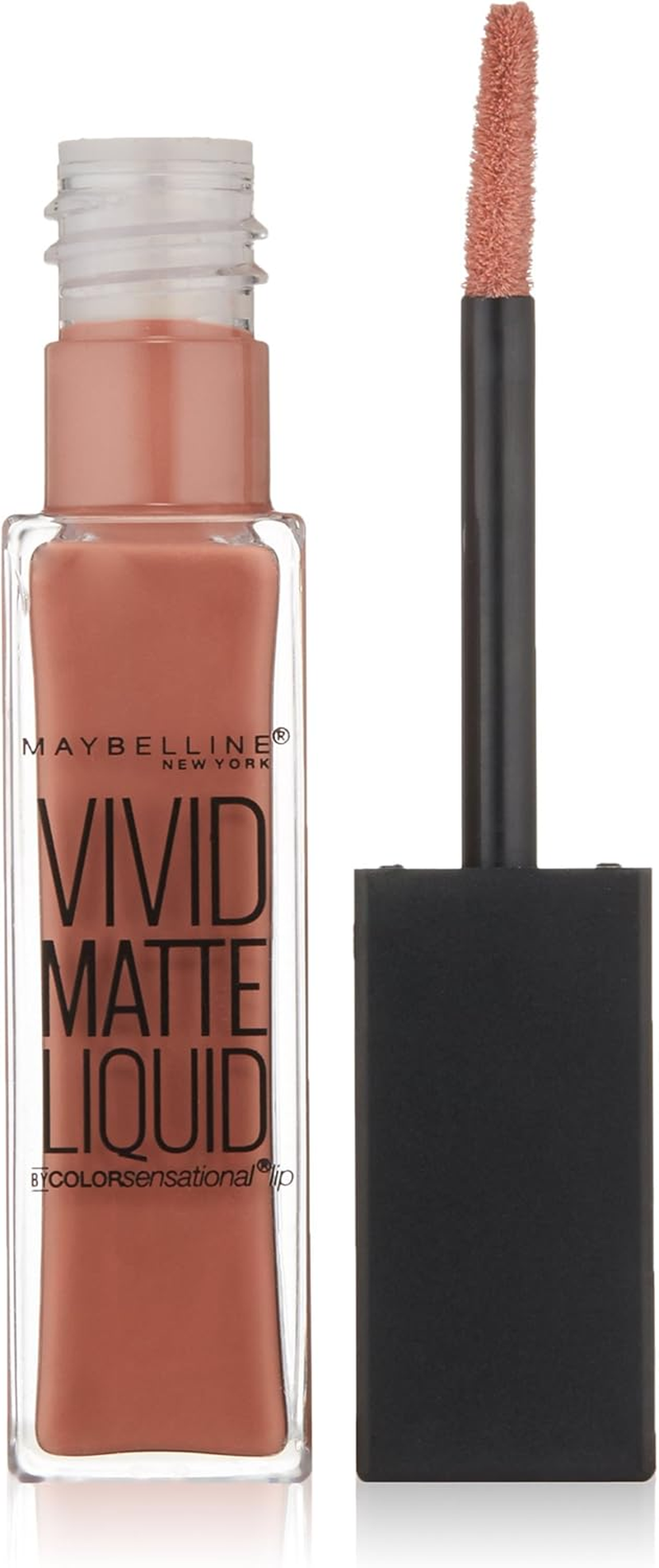 Maybelline Color Sensational Vivid Matte Liquid Lipstick, Coffee Buzz, 0.26 Fl. Oz. image number 2