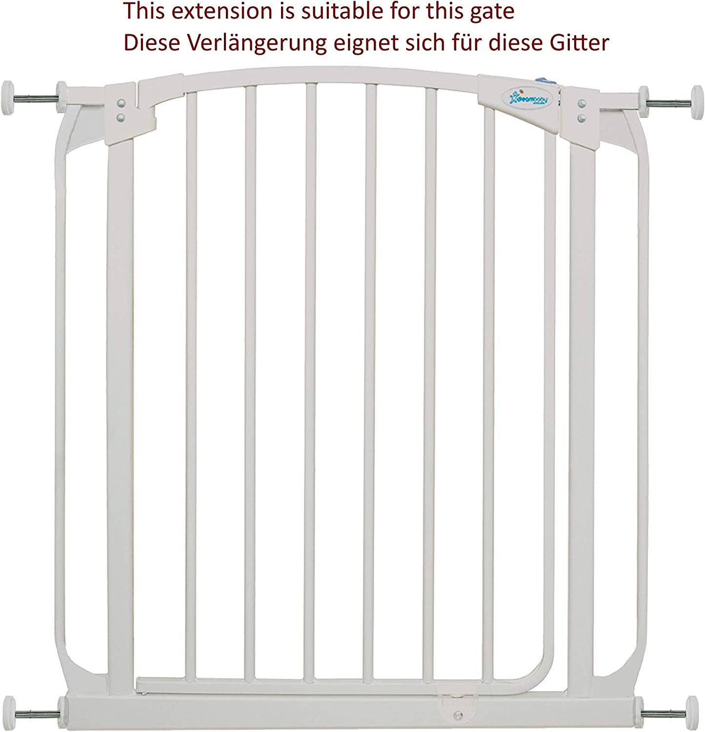Dreambaby Chelsea 100Cm Baby Gate Extension (White)