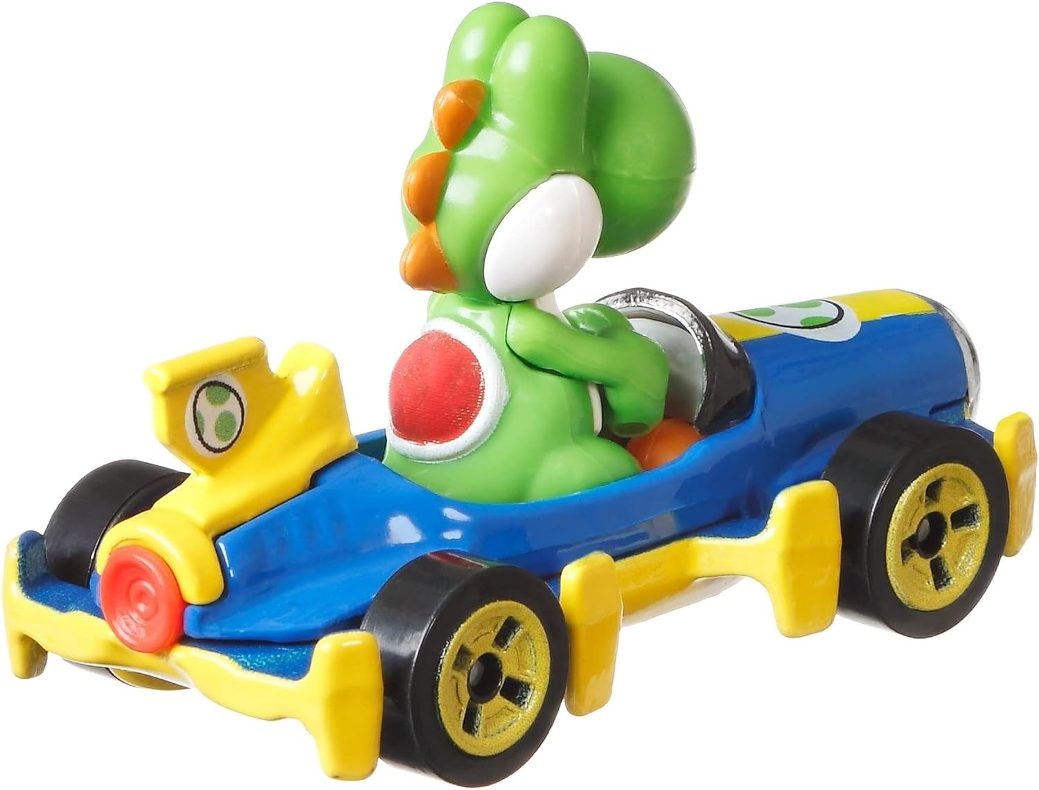 Hot Wheels Mario Kart Yoshi Mach 8 Die Cast Vehicle