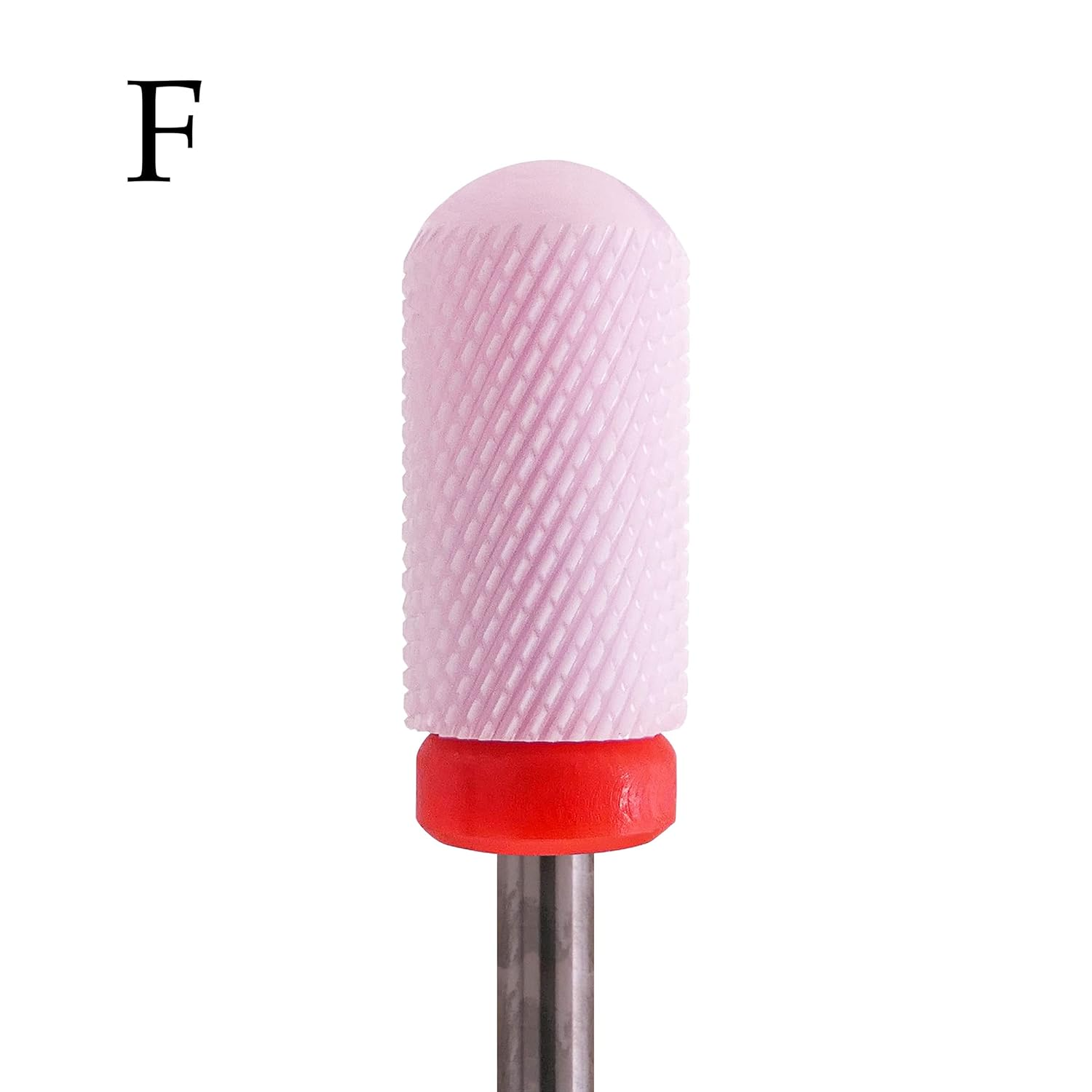 MIRACLE 3/32" Ceramic Nail Drill Bits Smooth round Top Large Barrel Head for Electric Drill Machines L (Fine) image number 2