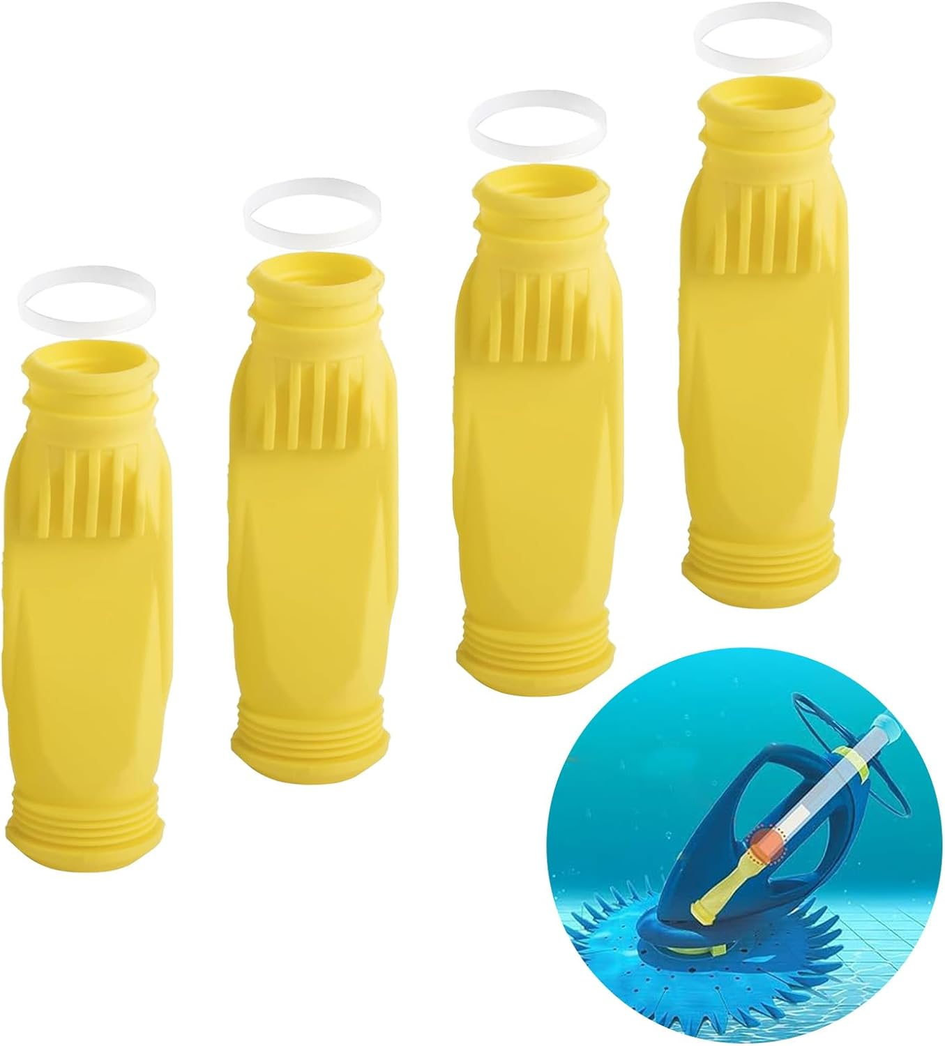 Premium W69698 Pool Cleaner Long Life Diaphragm, W69698 Pool Cleaner Diaphragm with W81600 Rataining Ring Long Replacement for Zodiac Baracuda G3 G4 (4 Pack) (4 Pack) image number 6