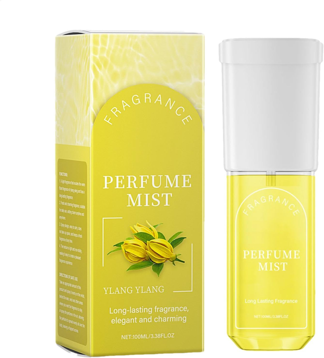 Perfum Ylang Ylang Eau De Perfum Feminine 100 Ml with Senteur Florale Et Exotique Brume Corporelle L&eacute;g&egrave;re Et Raffin&eacute;e, Ideal for a Perfume De Jour or De Soir&eacute;e, Fragrance Envo&ucirc;tante Et &Eacute;l&eacute;gante, image number 1