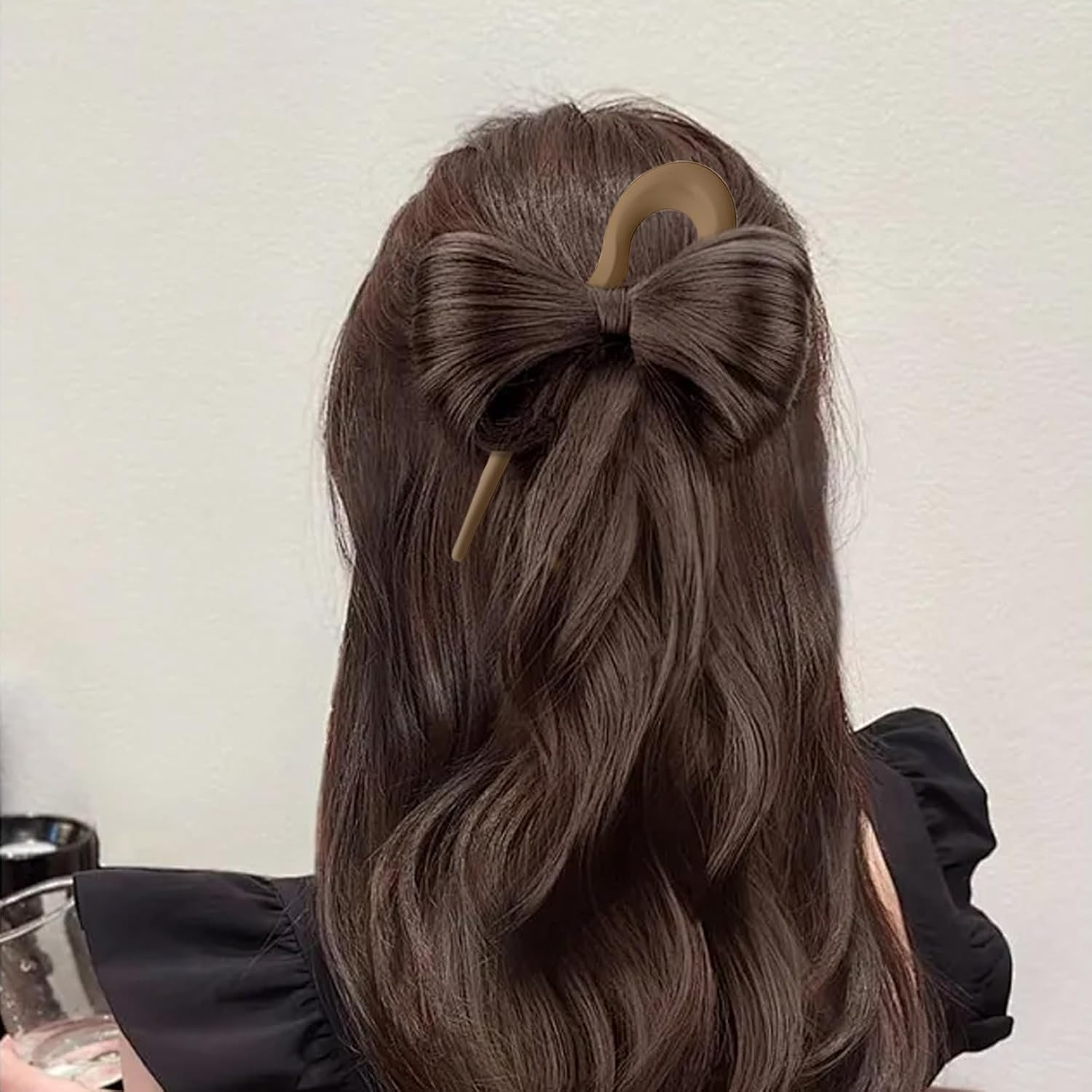 4 French Hair Pins, Hair Pins for Updo Handmade Wooden, Gairpin Accessories, U-Shaped French image number 6