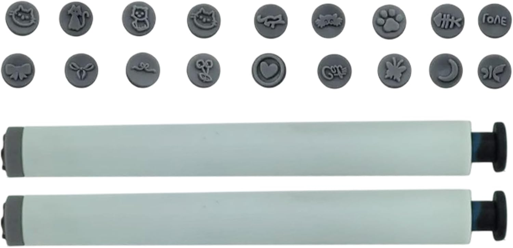 Nail Stamp Art Pen Set,Nail Animal Flower Pattern Stamp Pen | Replaceable Manicure Supplies for Women Girls Teenagers Kids Teens Children Family Friends image number 1