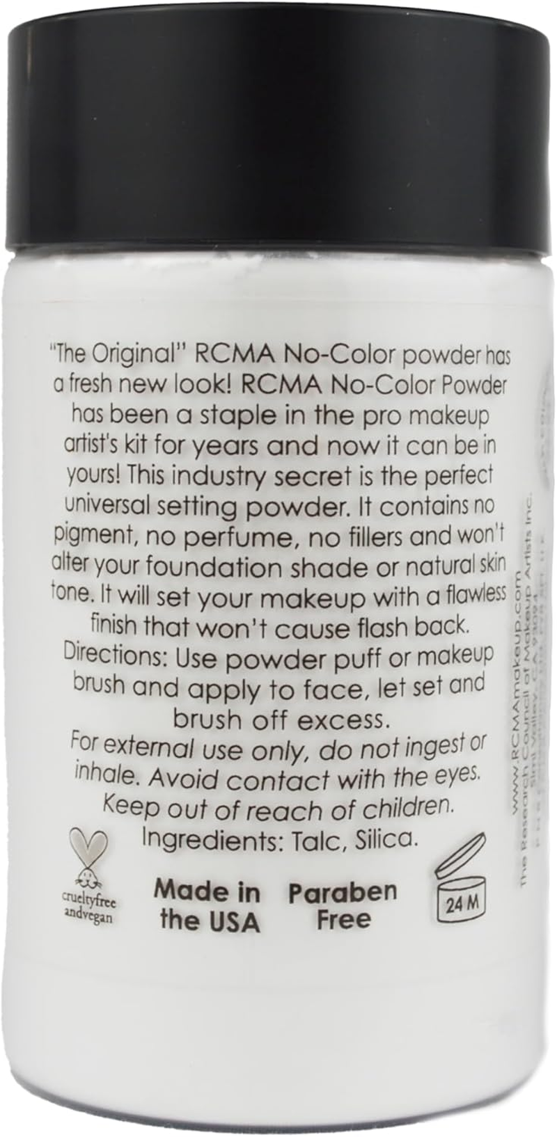 RCMA No Color Powder, Shaker Top Bottle, Authentic, 3 Oz. image number 2