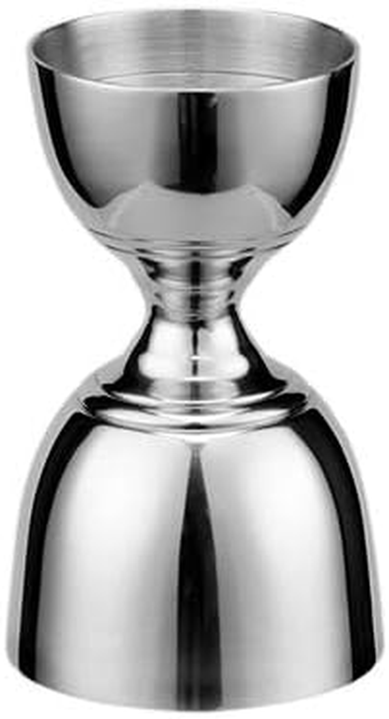 Bell Jigger Stainless Steel Bar Tool with 0.5Oz, 1Oz, 1.5Oz and 2Oz Measuring Marks, Mirror Polished Finish, One Jigger image number 1
