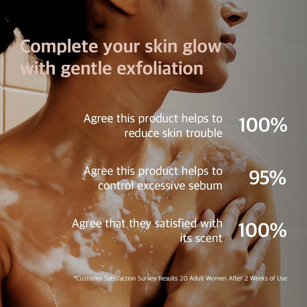 Vitamin Body Wash | Cleanser for Sensitive | Glow Skin, Nourish & Soften Skin with Niacinamide & Hyaluronic Acid | Scents of Vanilla Woods, Vegan, for Women & Men, Moisturizing Body Wash 10.14 Fl Oz image number 4