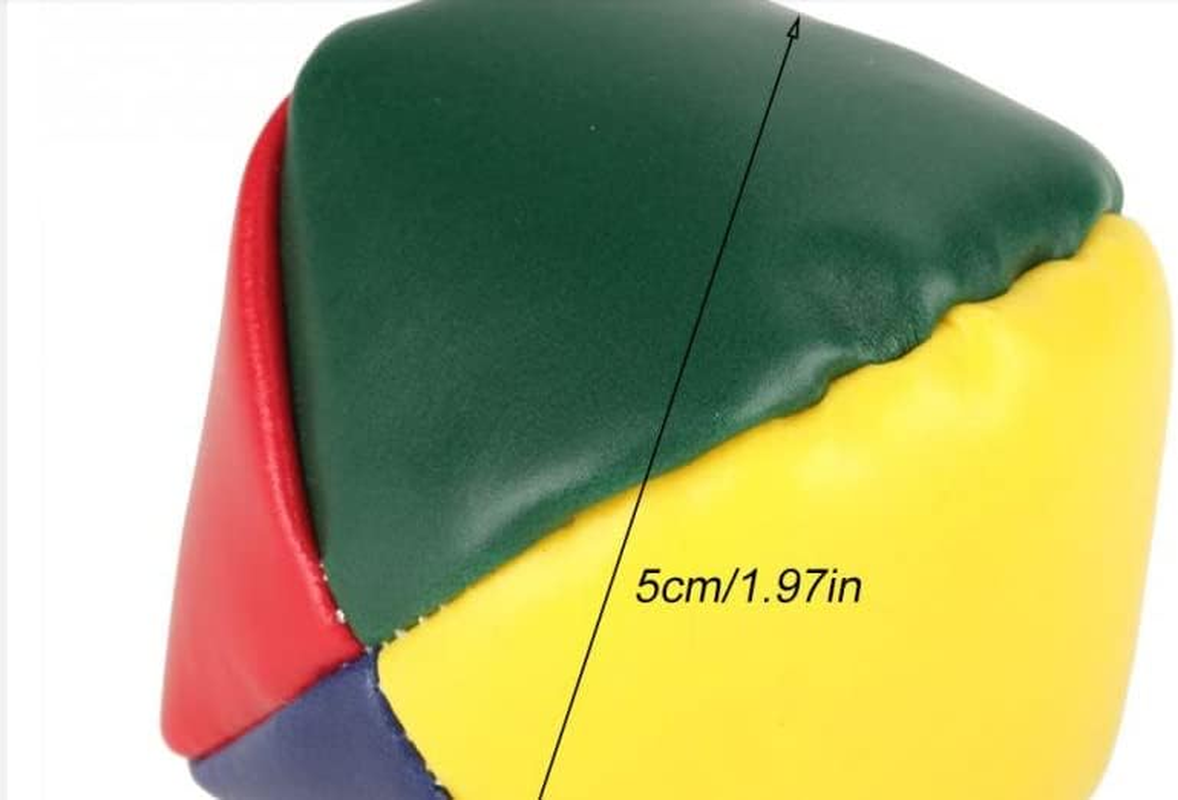 Juggling Balls Kids Toy Set Ball Bag for Magic Circus Clown 3Pcs (Multicolor) image number 5