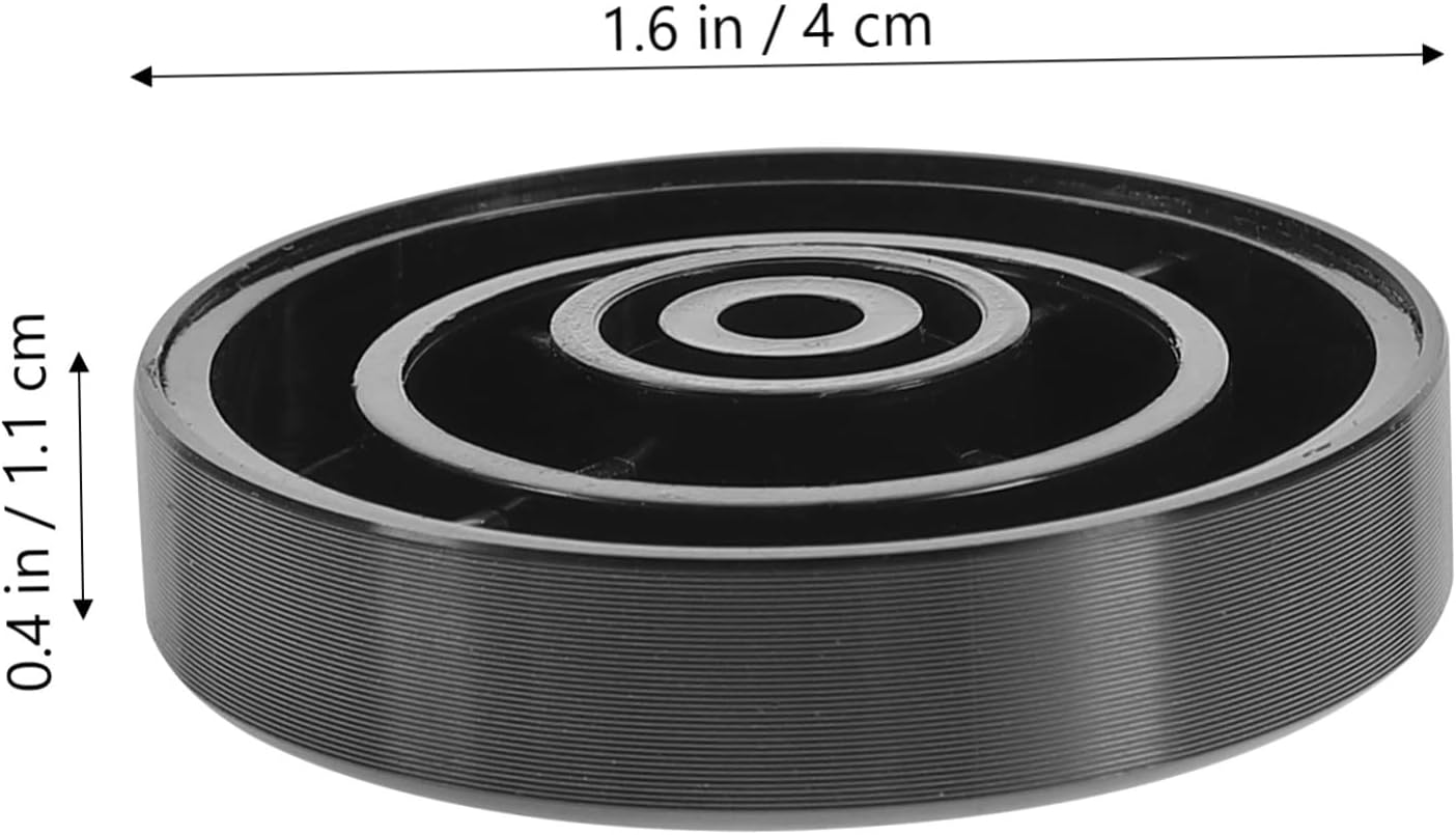 OSALADI Speaker Isolation Feet Pads for Amplifier and Subwoofer, Shockproof Vibration Dampers, 40X12Mm Metal Spikes, 4Pcs Black, Audio Equipment Isolation Stand for Home Theater and Hifi Systems image number 1