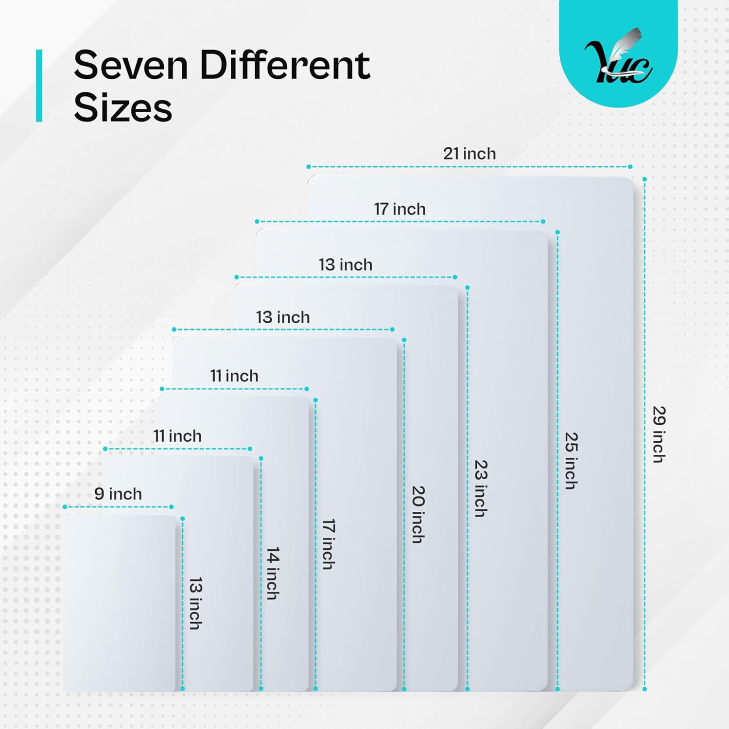 17X11 Inch - Magnetic Whiteboard for the Fridge - Magnetic Dry Erase Board - Fridge Whiteboard - Refrigerator Whiteboard - White Board for Fridge - Dry Erase Board Magnetic - Magnetic White Board image number 5