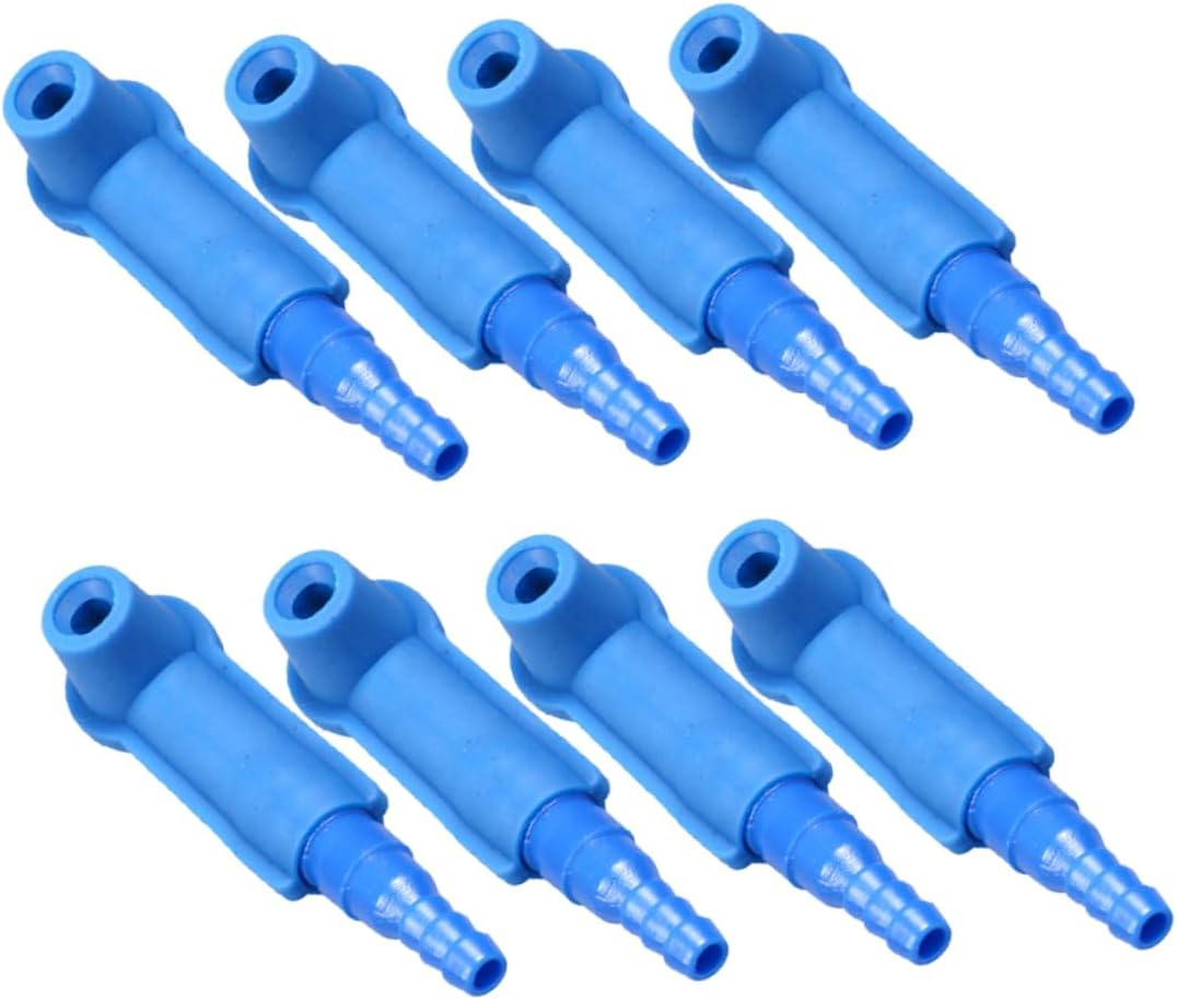 GARVALON 8Pcs Automotive Brake Fluid Bleeder Connector Replacement Tool for Car Accessories image number 1
