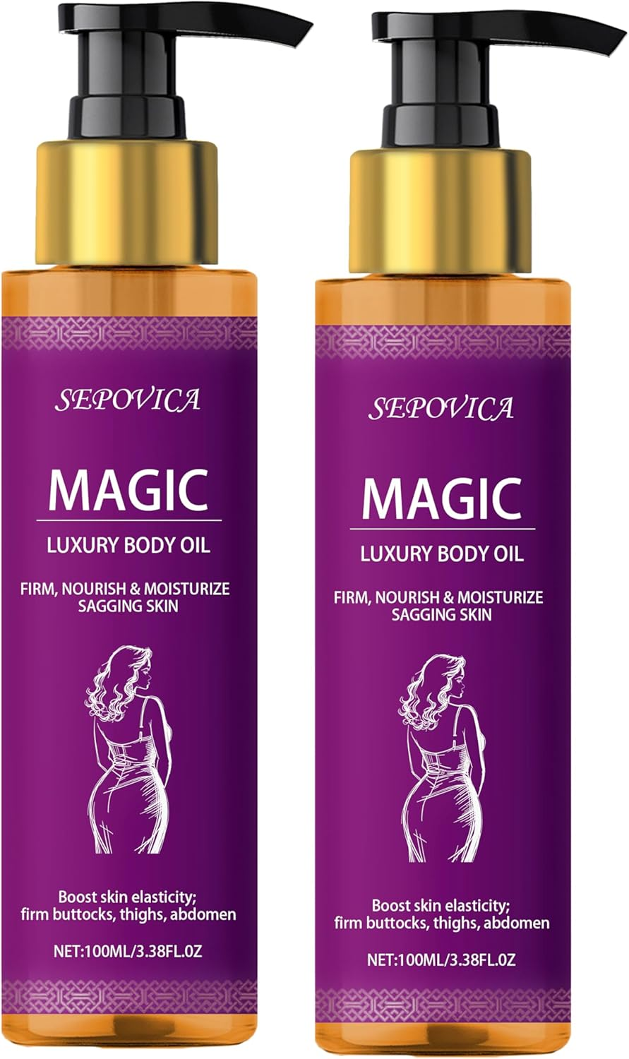 Body Firming Oil, Natural Botanicals Hydrating Firming O Il for Women, Fast-Absorbing with Cactus Extract & Camellia Oil, Vitamin E, Targets Abdomen/Thighs, 3.38 OZ (2PCS) image number 4