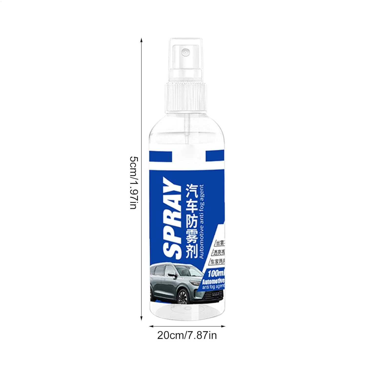 Waterproof Fogging for Automotive - Glass Coating Agent 100Ml Window Spray,Long-Lasting Glass Cleaner Shine Waterproof Car Supplies for Windshield & Glass image number 3