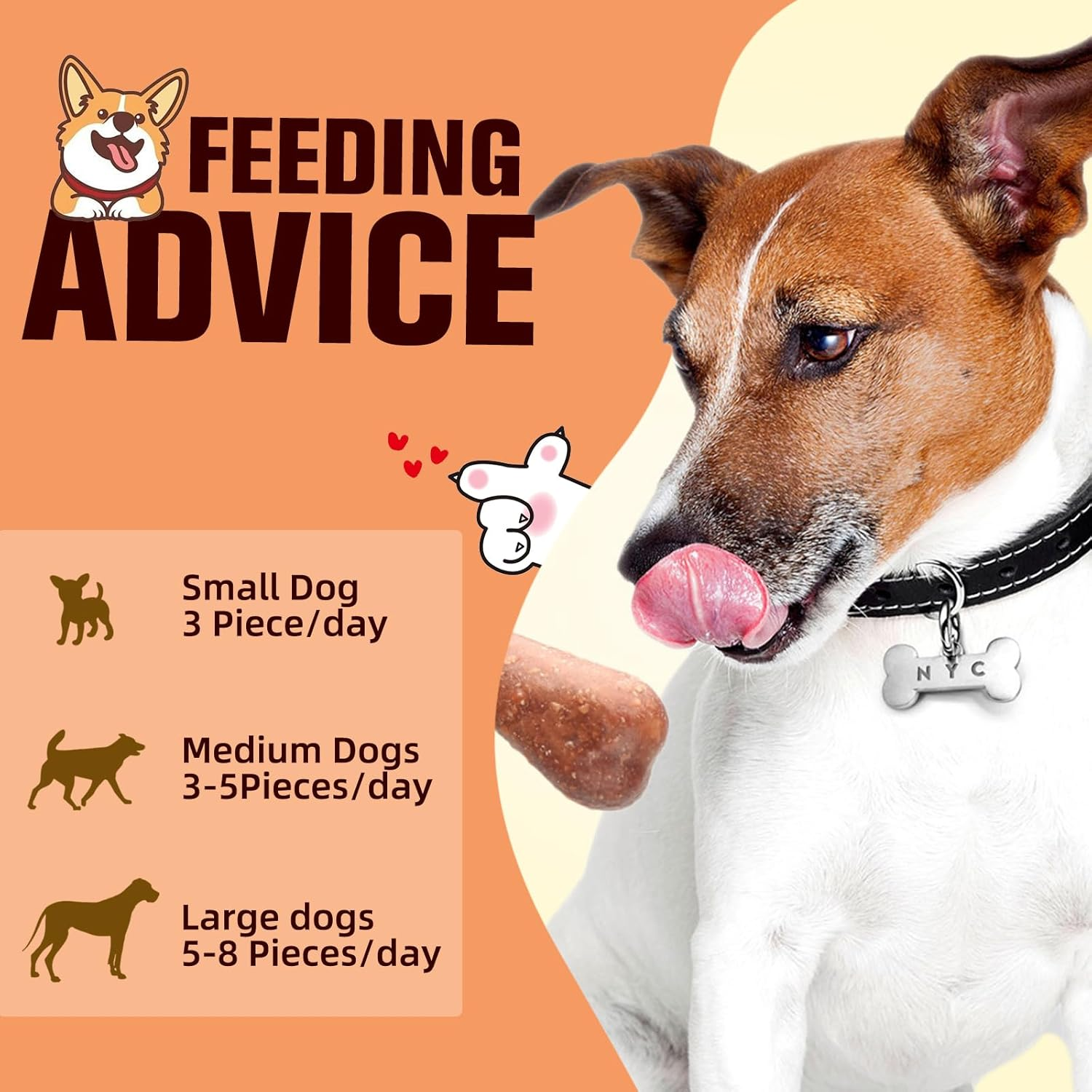 Dental Chew Sticks for Dogs - Beef Flavor Teeth Cleaning Treats, Plaque & Tartar Control, Long-Lasting Chew Toy for Small to Medium Dogs, Healthy Teeth Cleaning Treats image number 6