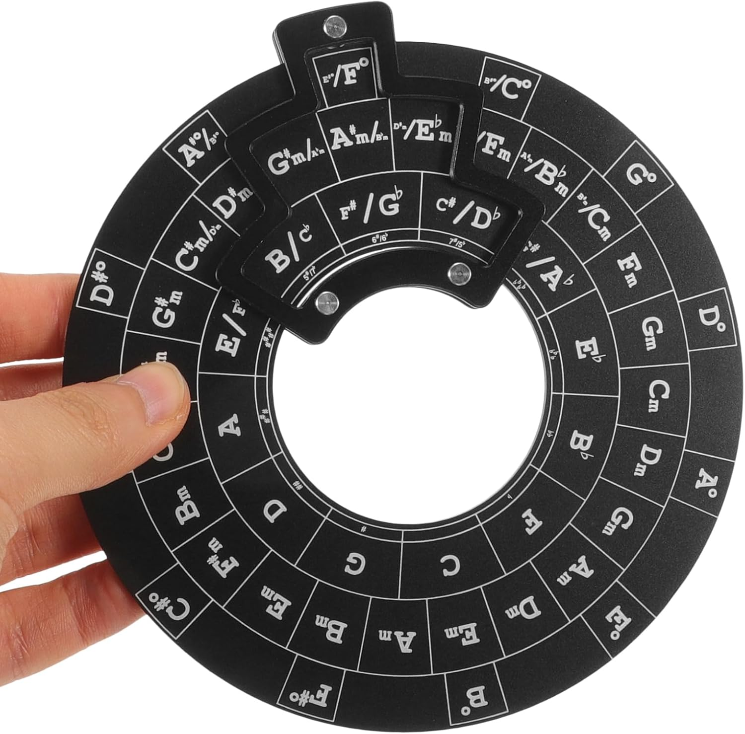 Alasum Chord Wheel Tool - Circle of Fifths Melody Learning Instrument for Musicians Educational Music Theory Tool for Beginners and Professionals image number 5