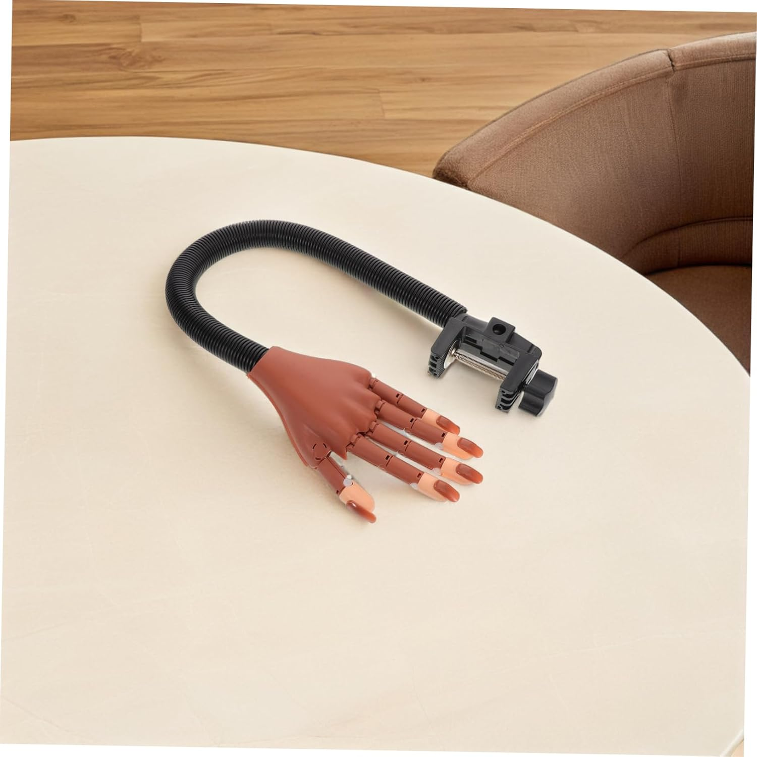 GOOHOCHY Flexible Nail Practice Hand with Movable Joints and Fingers Acrylic Nail Tips Included Durable Mannequin for Beginners and Training image number 2