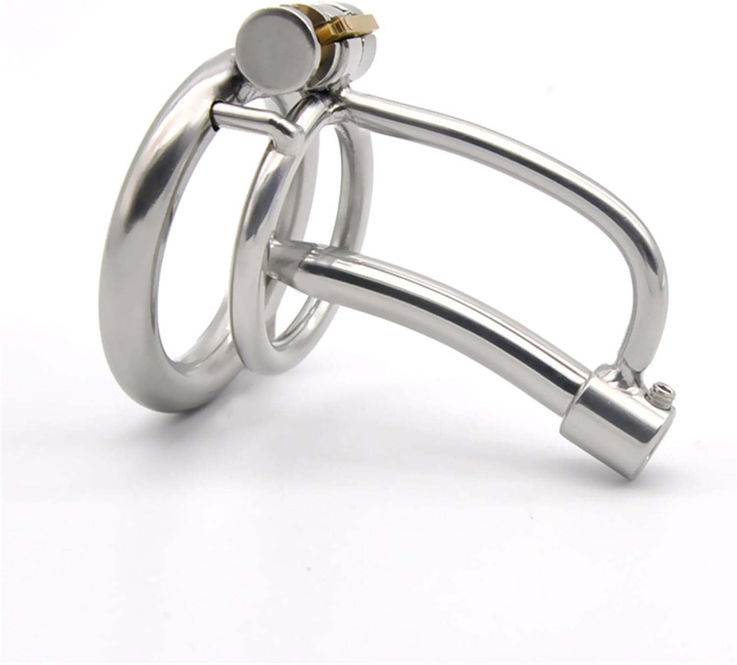 Male Chastity Cage Stainless Steel Chastity Lock with Breathable Design - Keep It Safe and Comfortable 50Mm image number 2