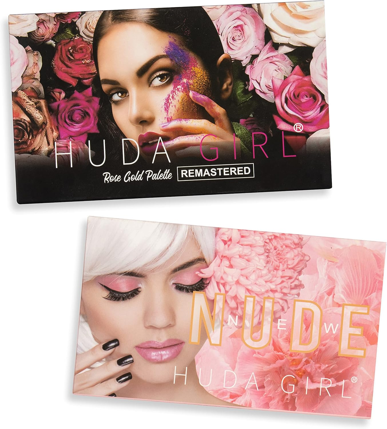 Huda Girl Beauty New Nude and Rose Gold Remastered Eyeshadow Palette, 6 Shades Makeup Kit for Girls, Semi-Matte Finish