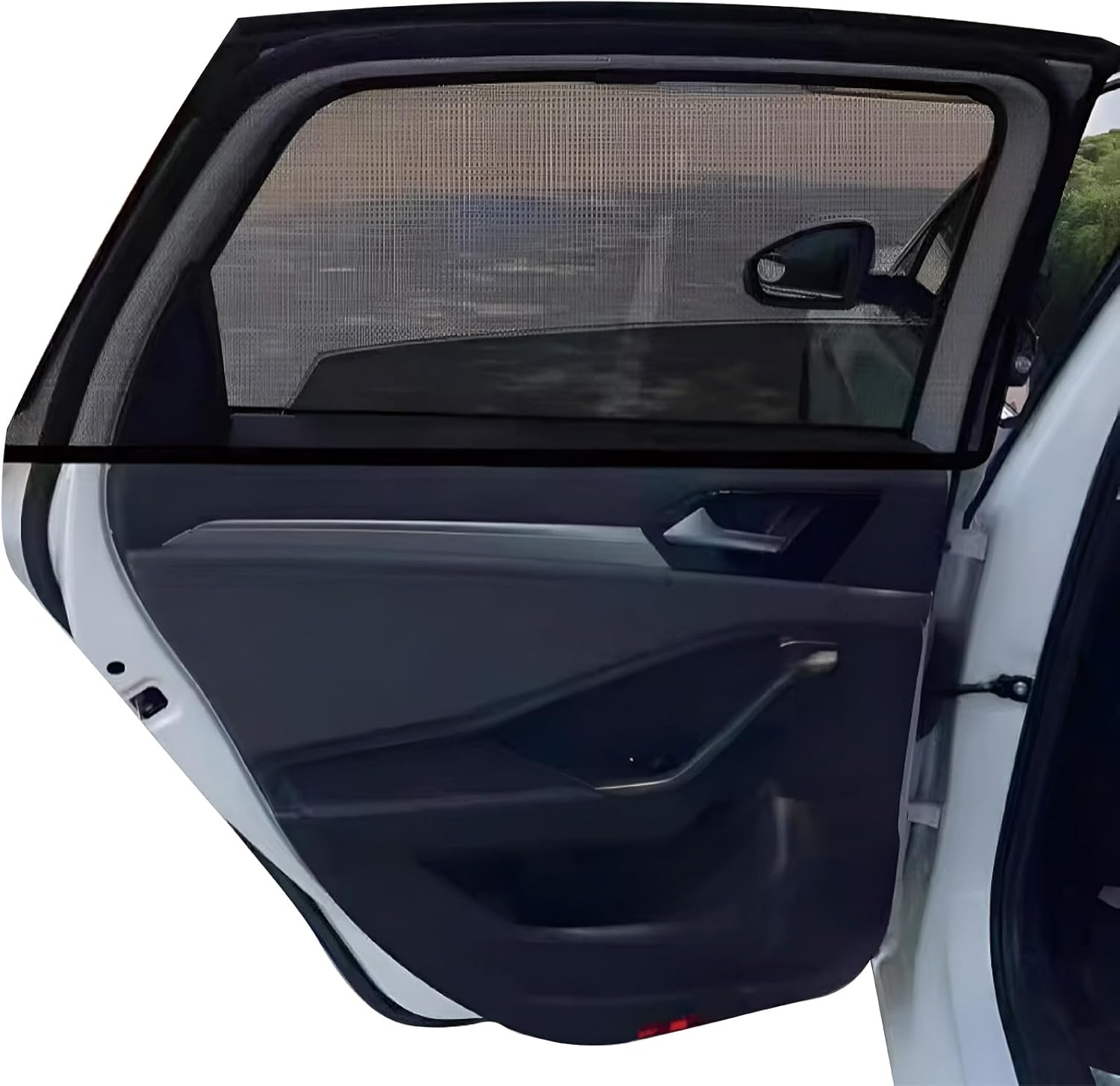 2 Pack Car Window Shade,Car Sunshade for Baby,Car Side Sunshade Cover,Breathable Mesh Window Screen for Car,Sun Shade Blocking Mosquito Net