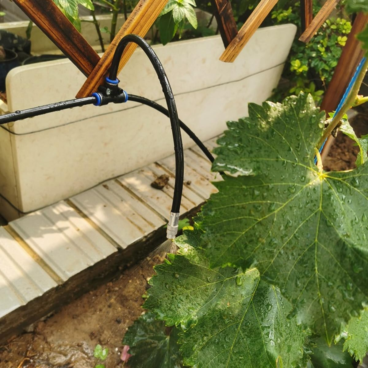 AIMALL Automatic Watering Kit for Garden - 5M, 10M, 20M Irrigation Set, Universal Spray System for Efficient Garden Care