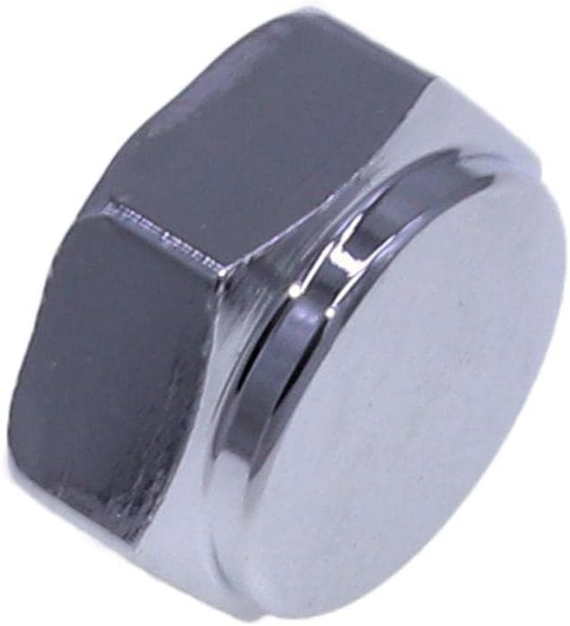 Fork Steering Stem Nut Caps,Motorcycle Parts,Silver,Motorbikes Supplies CNC Triple Tree Clamp Nut Caps Bolt Caps for Crf50 image number 4