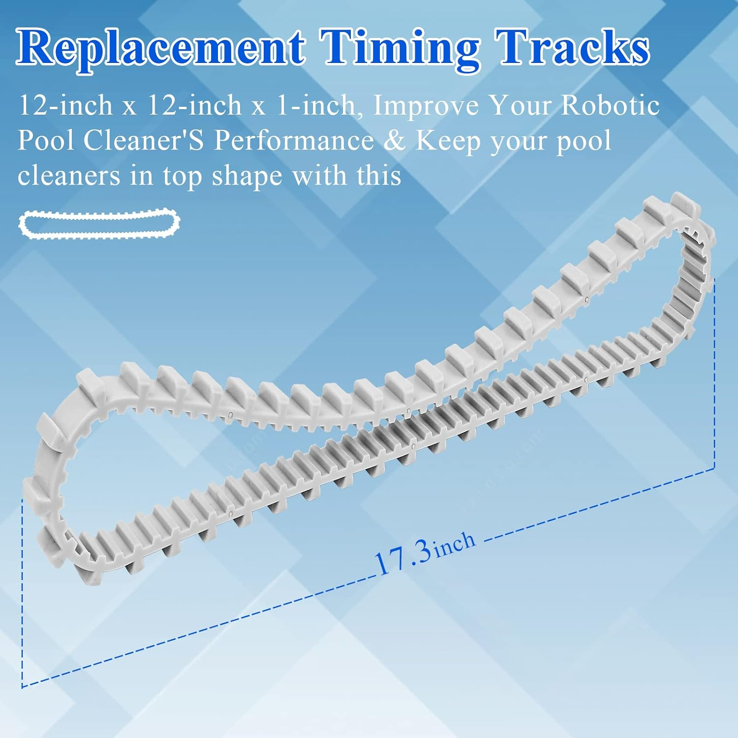 Pool Timing Track Fitfor MAYTRONICS Dolphin Pool Cleaner Replacemen Dolphin Timing Tracks Parts Number9985006-R2 (Gray, 2 Pack) image number 1