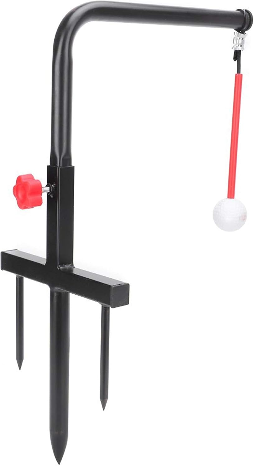 IMIFUN Golf Swing Trainer Path Training Aids,Black and Red image number 1