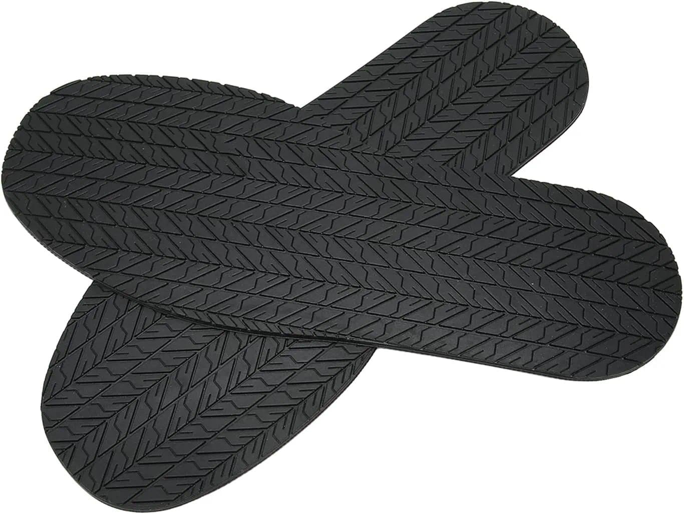 Shoe&rsquo; Replacement Rubber Full Out Sole, 12.7 X 4.9In Shoe Sole Protectors, Shoes Bottom Repairing Material, Full Soles Shoe Repair Supplies, anti Slip, Easy to Cut, Noise image number 4