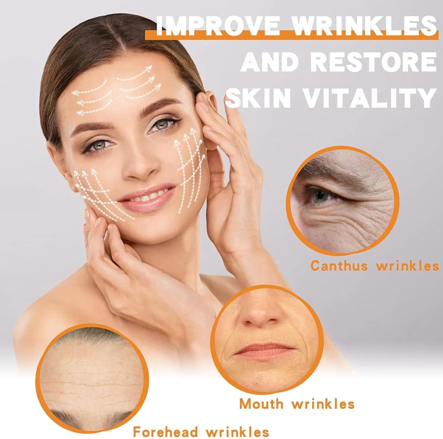 Instant Skin Essence Collagen Set,Spiral Peptide Deer Bone Collagen Essence Kit,Bone Melting Film Kit,Long-Lasting Moisturizing and Firming,For Reduce Fine Lines & Wrinkles (1Pcs) (3 PCS)