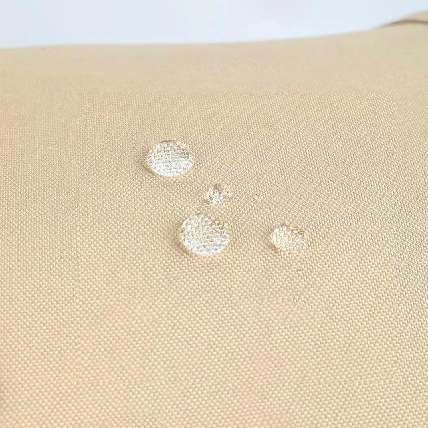 Tuxxjzm Foldable 37L Pop up Bin, Oxford Cloth, Beige, Rectangular, 34 X 40 Cm, 37L, 1.07 Lbs, Garden Waste Bin, Multi-Purpose Storage Bucket