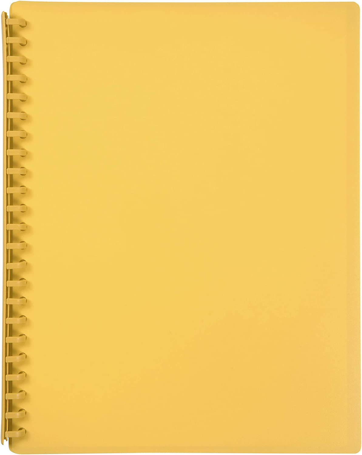 Marbig (R) Refillable 20 Pocket A4 Display Book Yellow
