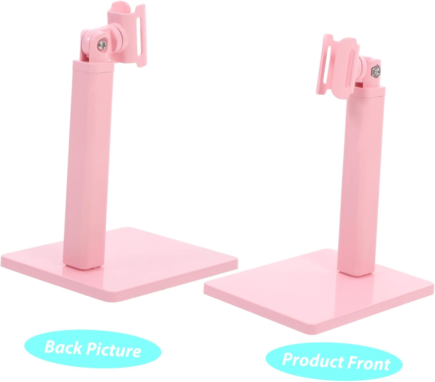 LOORGVEL Portable 360-Degree Rotating Nail Lamp Stand Pink Nail Polish Dryer Holder for Art Supplies Compatible Manicure Gel and Polish for Home or Salon Use image number 3