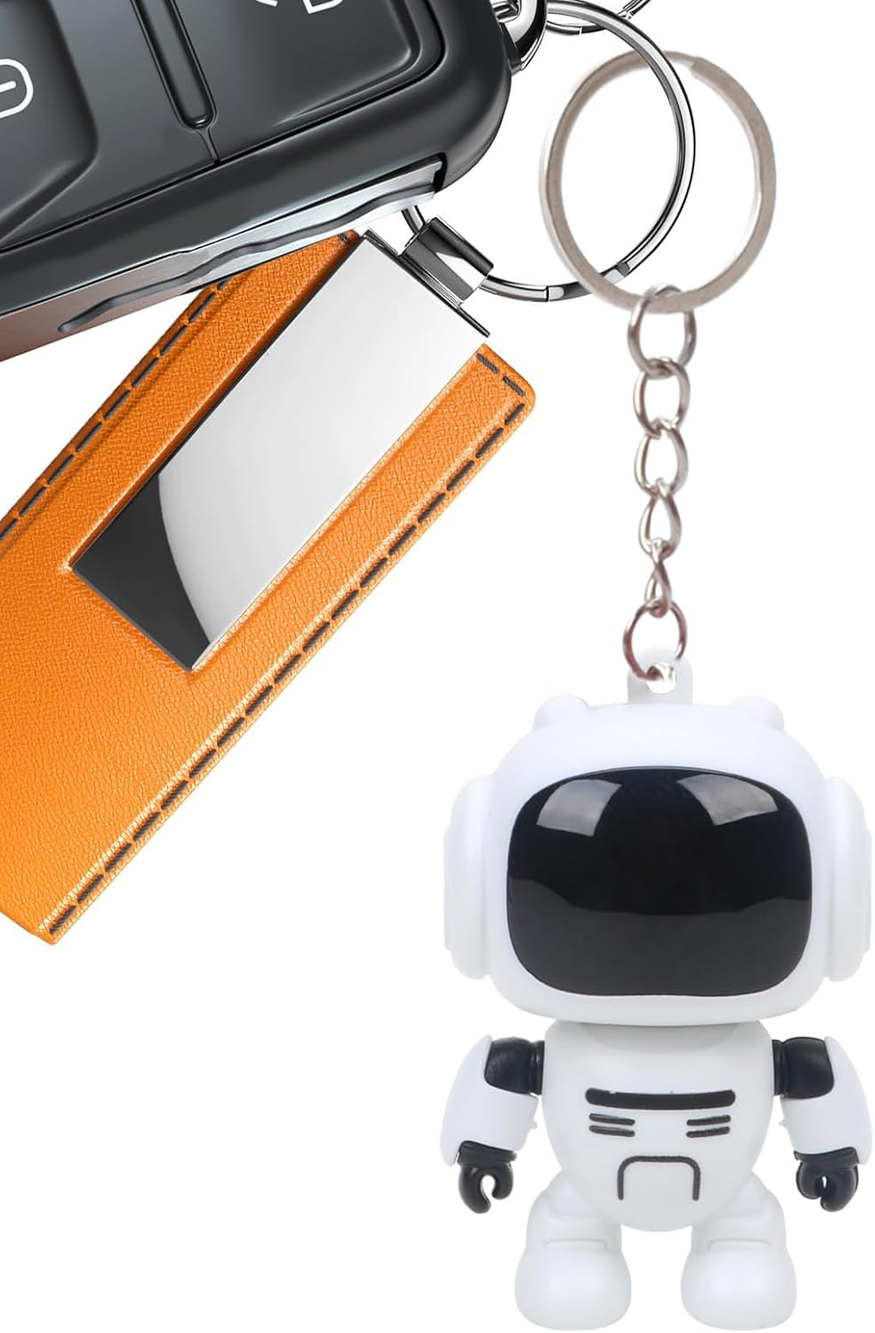 Ceprznvey Robot Keychain,Joint Movable Keyring | Luminous Eyes Design Purse Keychain | for Women Men Bag Schoolbag Handbag Home Car Travel