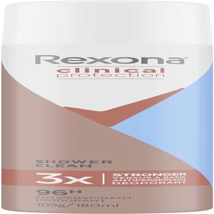 Rexona Women Clinical Antiperspirant Deodorant Aerosol Spray Shower Clean, 180Ml, 96 Hour Protection image number 5