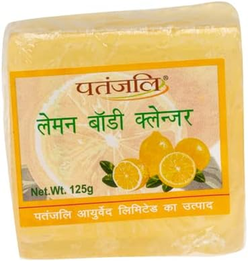 Baba Ramdev Patanjali 100% Natural Lemon Body Cleanser 125Gm