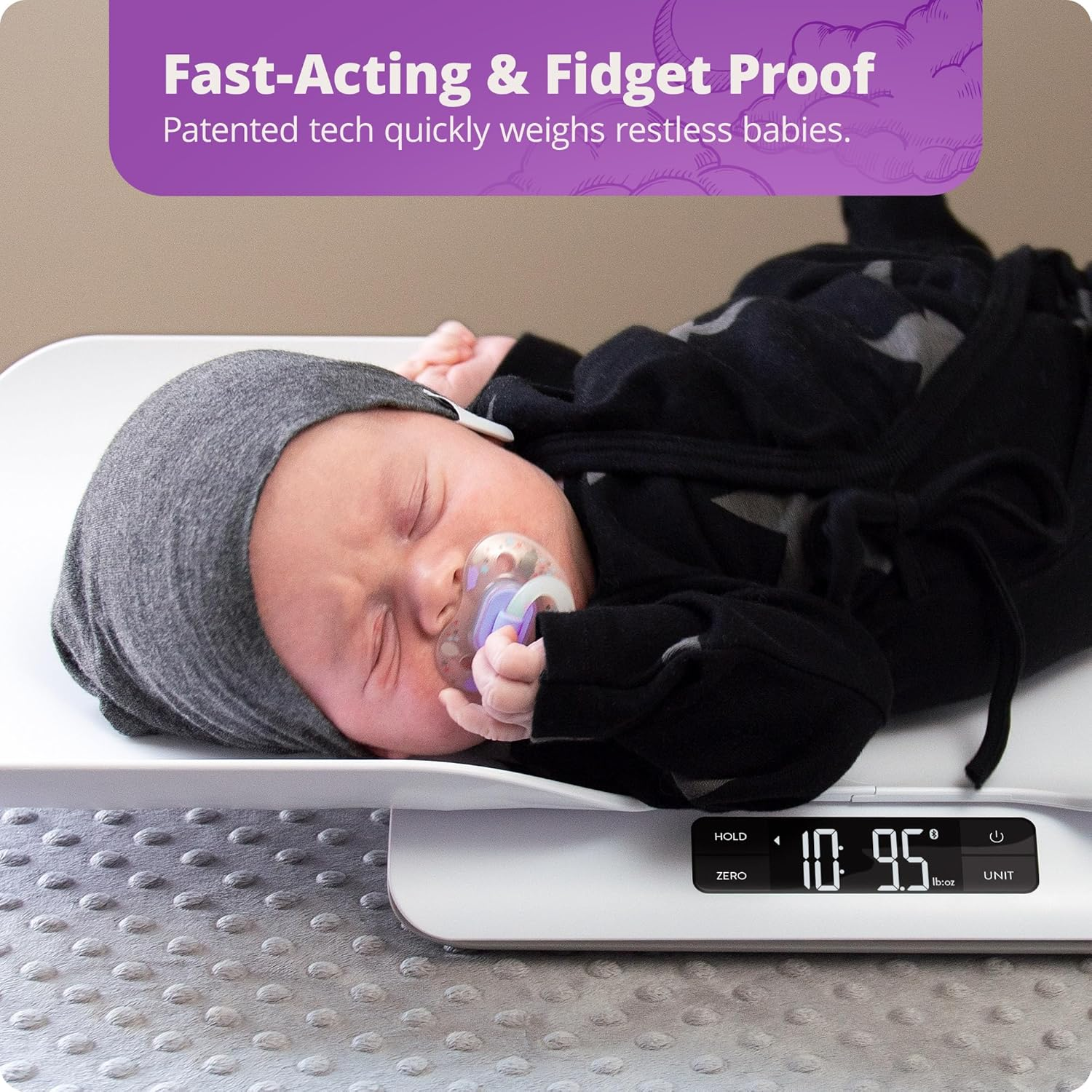 Greater Goods Smart Baby Scale - Accurately Chart the Progress of Your Baby | with In-House Algorithm for Wiggly Babies | Works as Infant & Toddler Scale (Smart Bluetooth Connected) image number 4