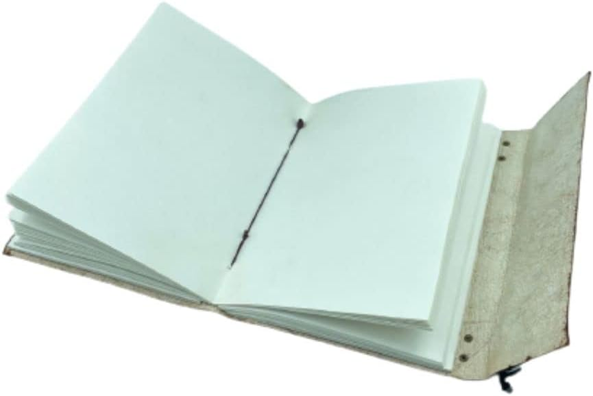 OVERDOSE Embossed Seven Stone Leather Journal - Handmade Antique Stone Diary Sketchbook Drawing Journal - Size 7 X 10 Inches | 17 X 25 Cm | A4 image number 2