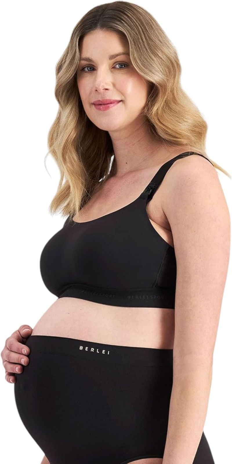 Berlei Life Maternity Active Crop Black Bra image number 6