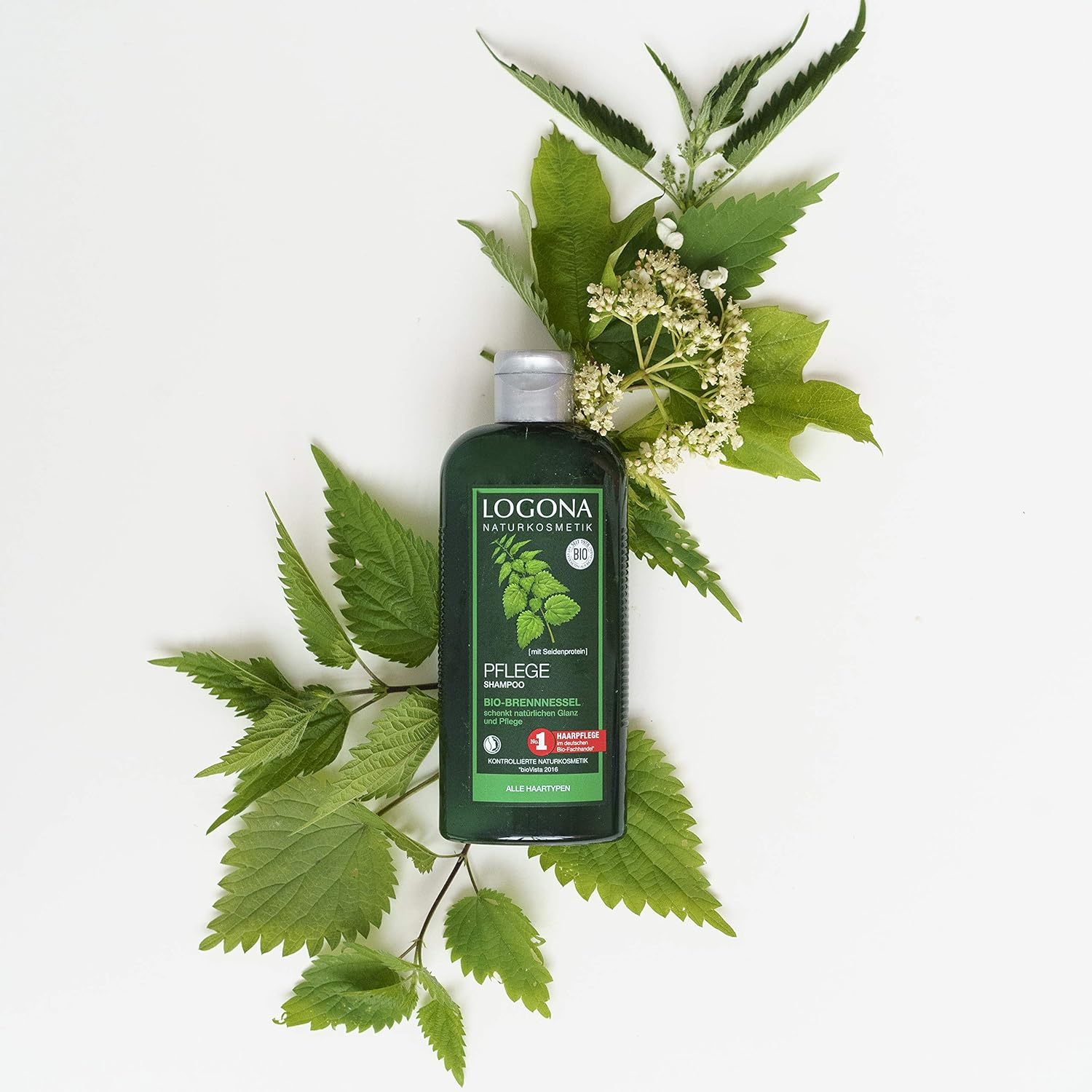 Logona Essential Shampoo Nettle, 8.8 Fl Oz (250 Ml) X 1 image number 5