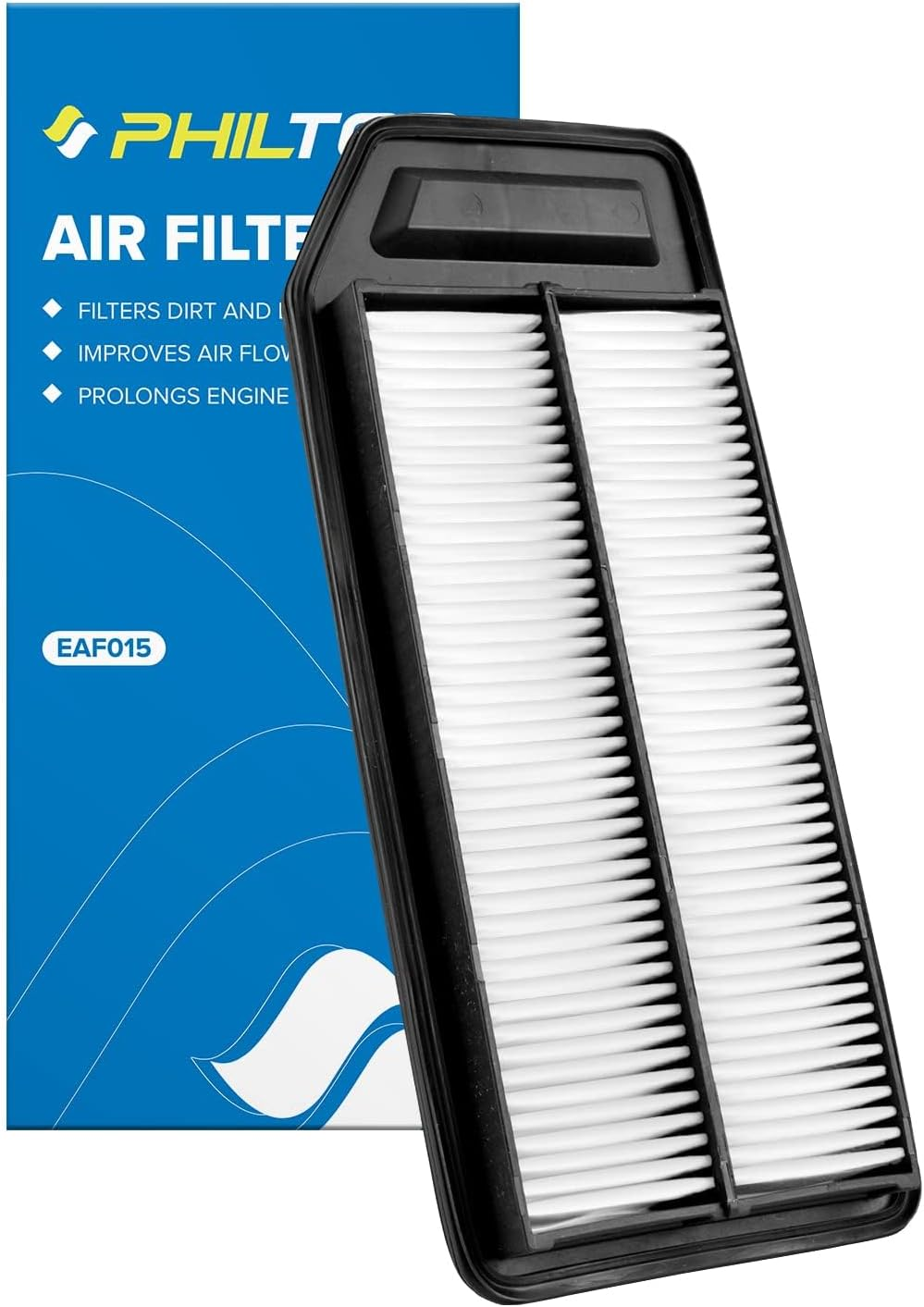 PHILTOP Engine Air Filter CA9564 Replacement for 2003-2007 Accord 2.4, 2004-2008 TSX, Rigid Panel image number 1